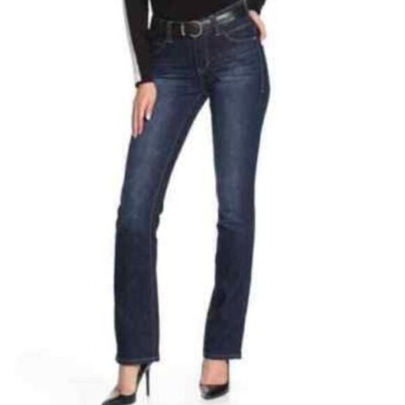 Jag Jeans Denim - JAG DARK BLUE MID RISE BOOT LEG JEANS SIZE 4